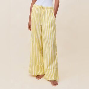 Papinelle Amelie Relaxed Full Length Pant in Yellow